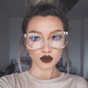 Stylish Round White Reading Glasses